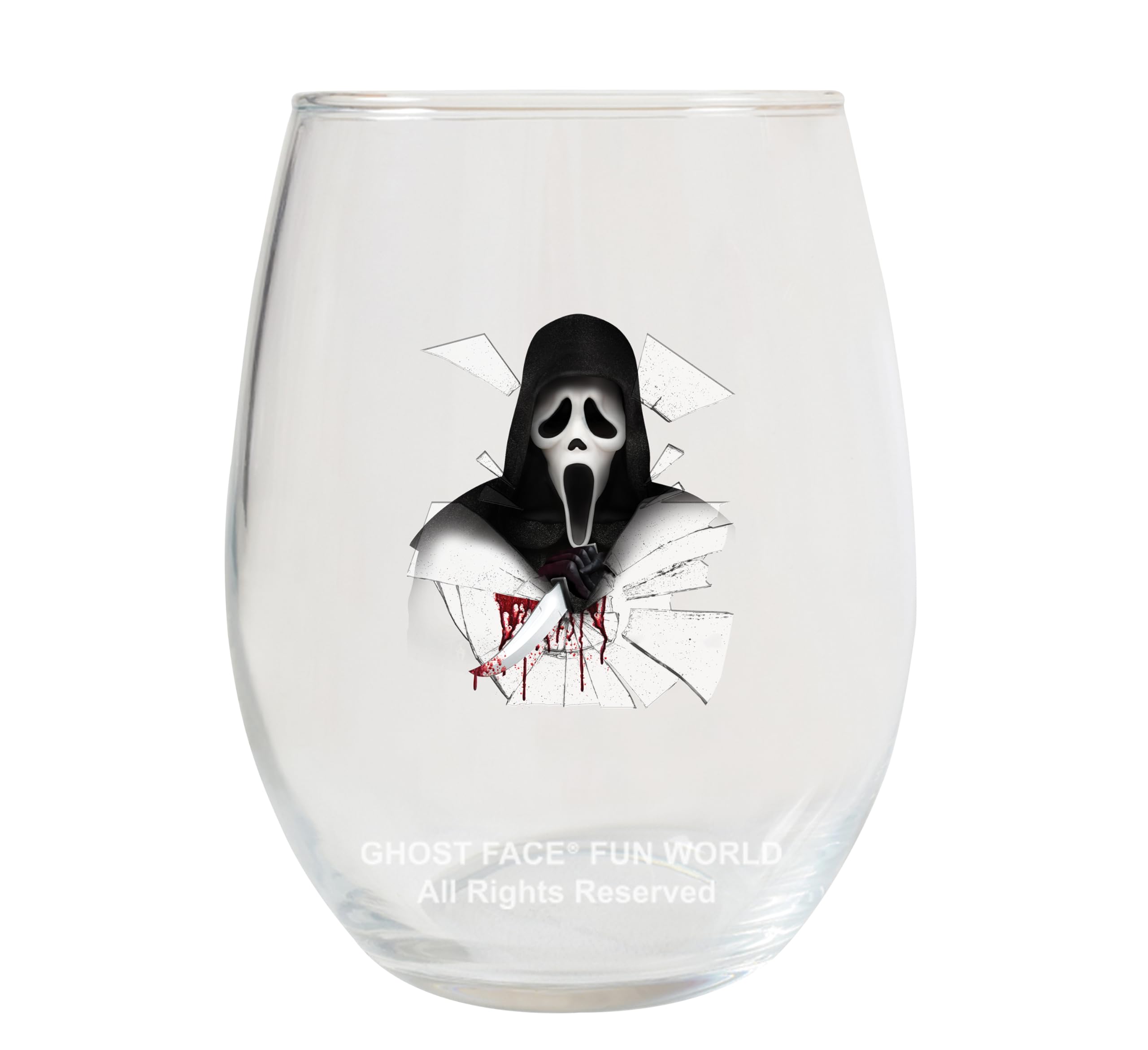 Foto 4 pulgar | Set De Vasos De Vino Fun World Ghost Face  16 Onzas  4 Piezas - Venta Internacional.