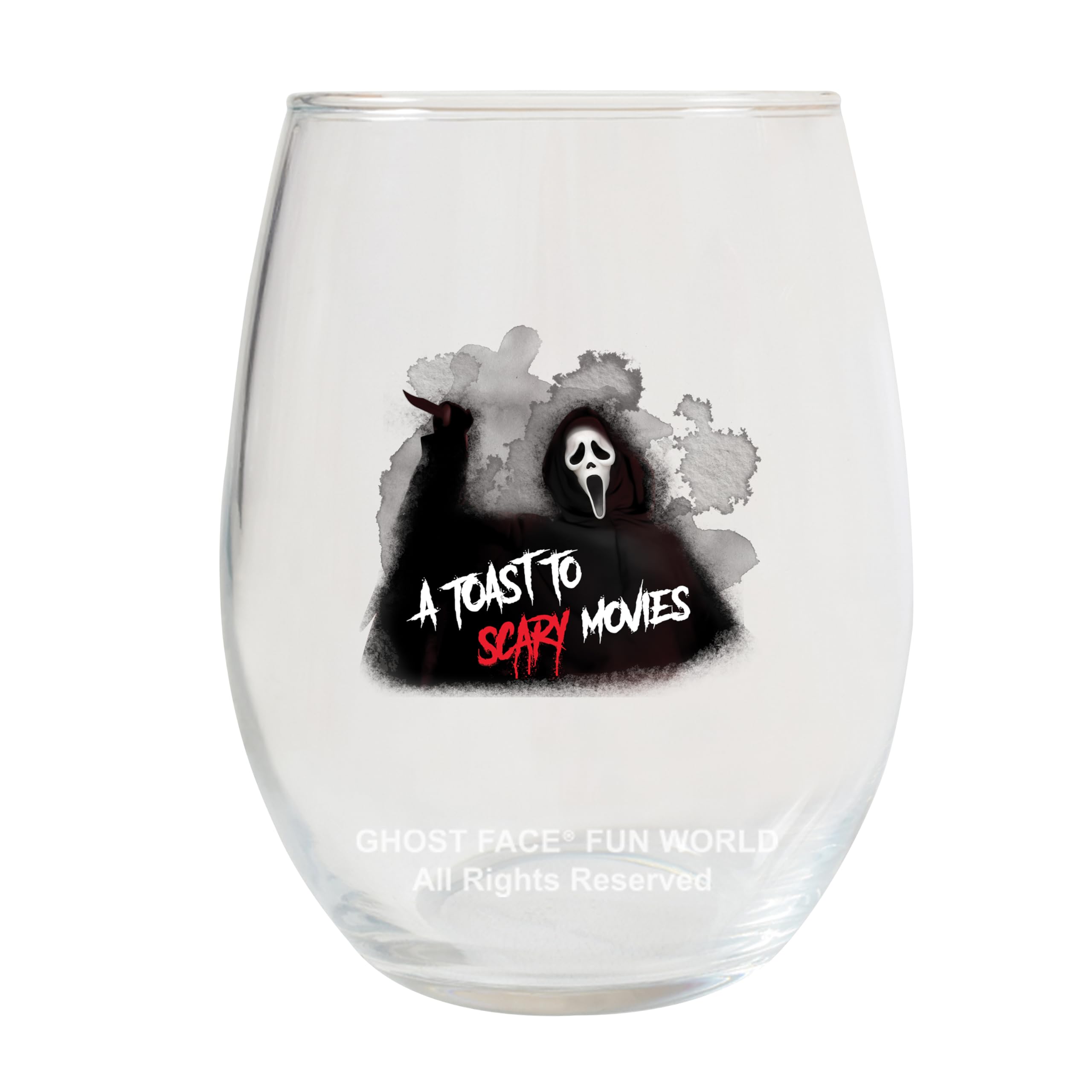 Foto 6 pulgar | Set De Vasos De Vino Fun World Ghost Face  16 Onzas  4 Piezas - Venta Internacional.