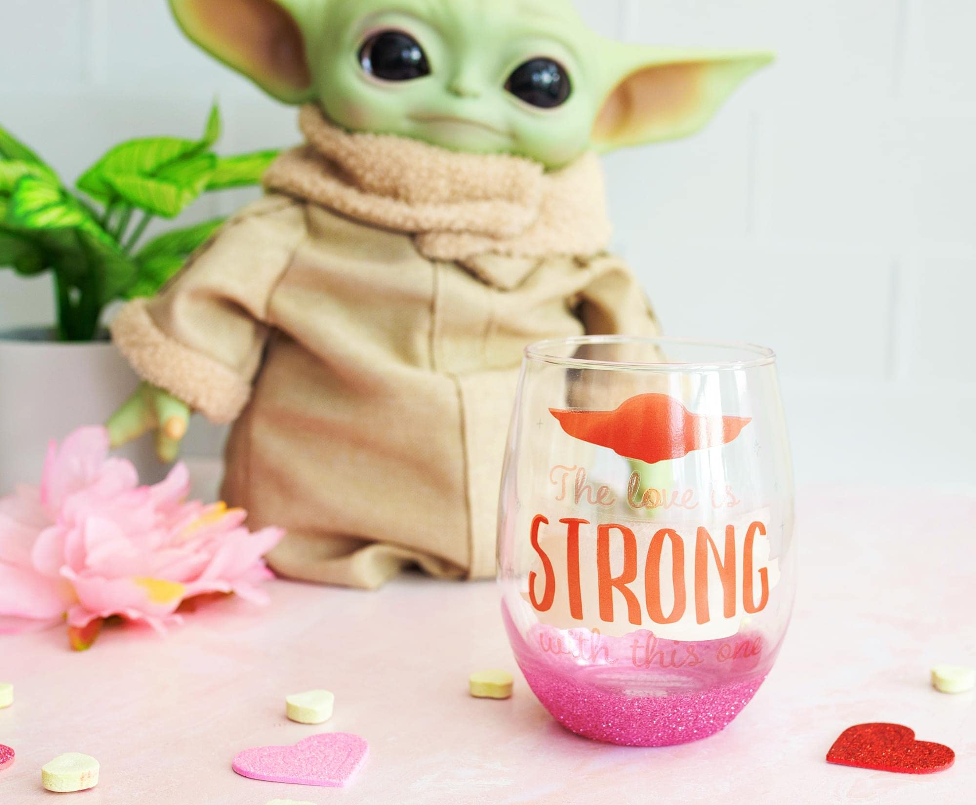 Foto 3 pulgar | Copa De Vino Star Wars The Mandalorian The Child Baby Yoda 590ml - Venta Internacional.
