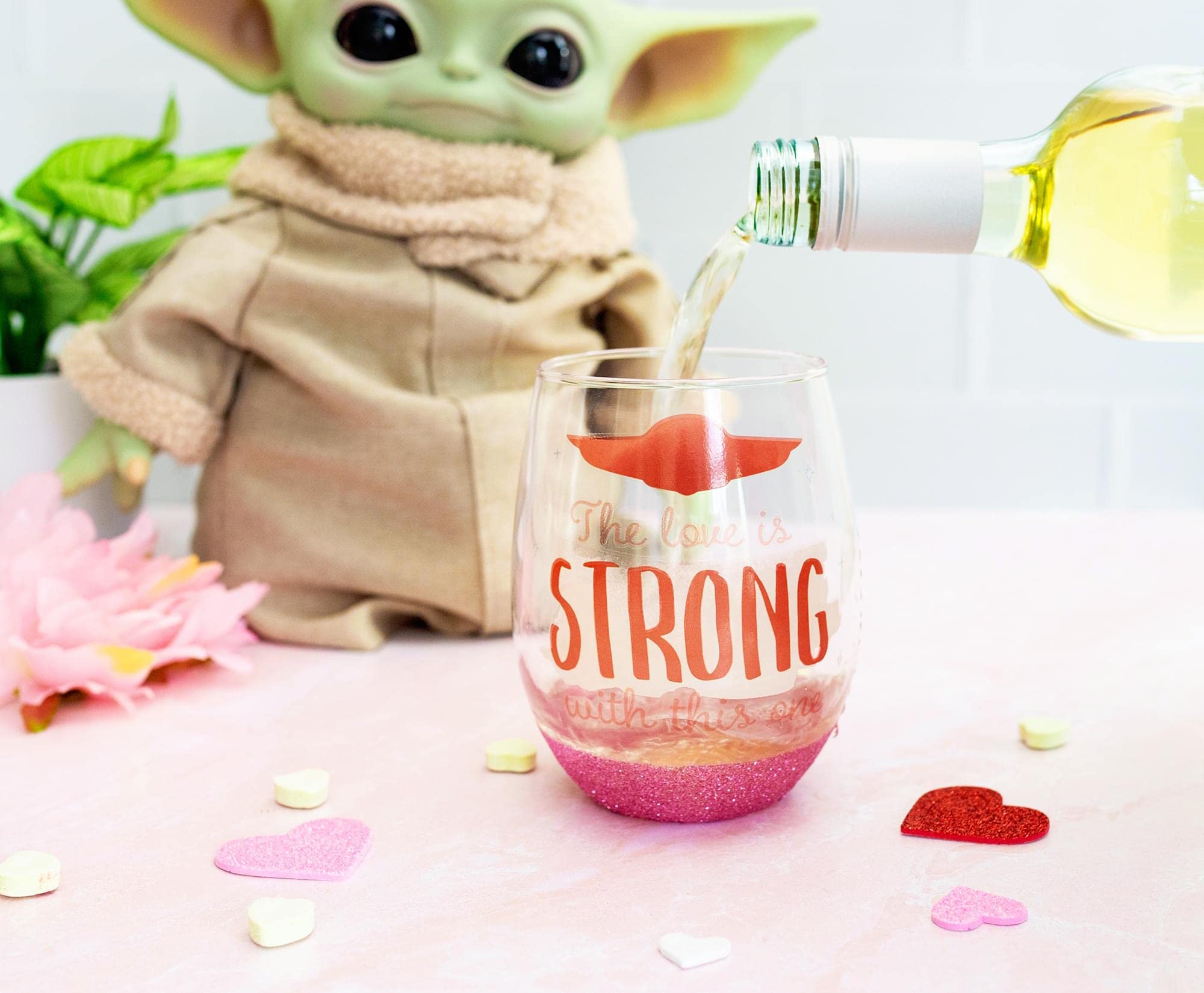 Foto 4 pulgar | Copa De Vino Star Wars The Mandalorian The Child Baby Yoda 590ml - Venta Internacional.