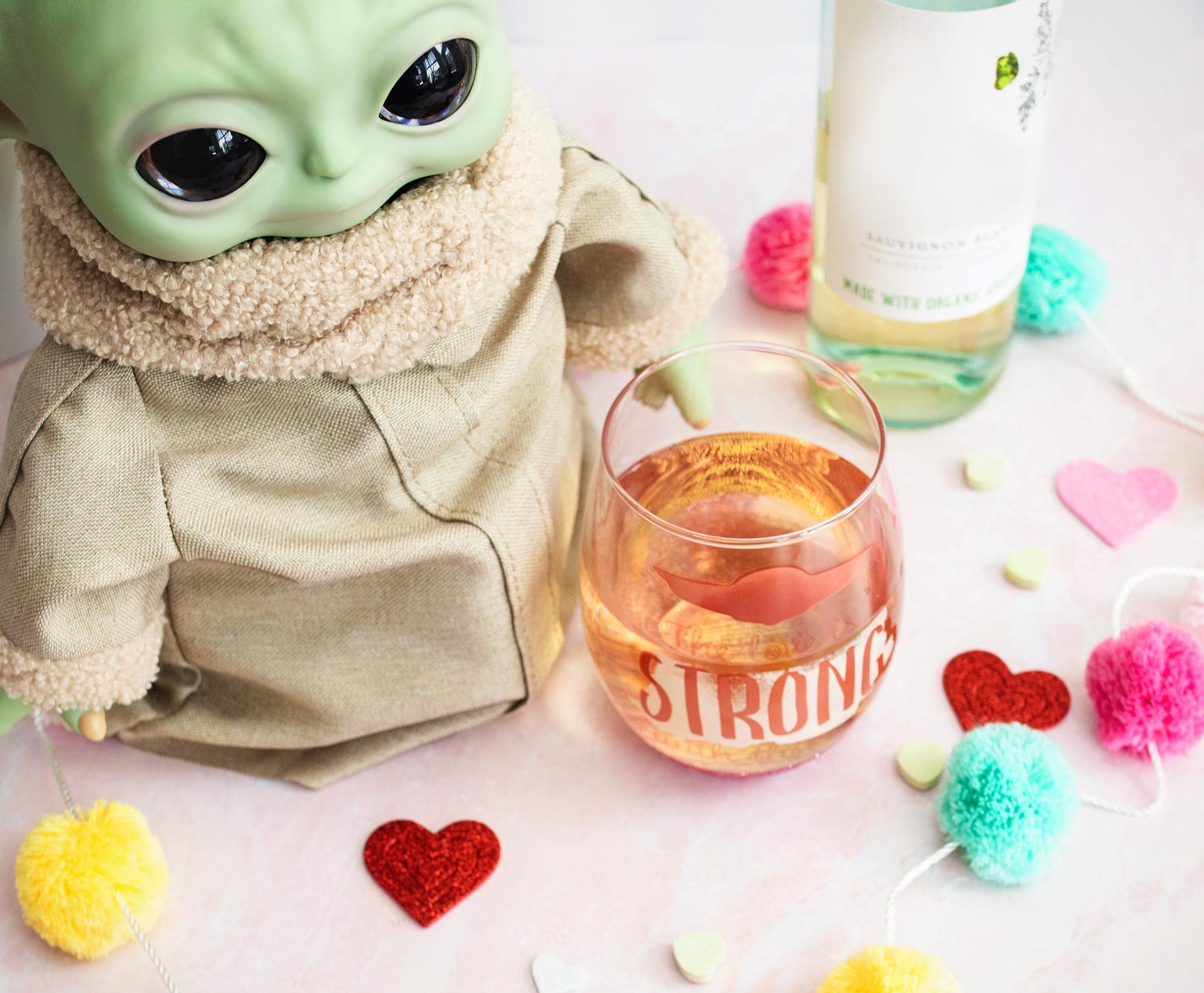 Foto 4 | Copa De Vino Star Wars The Mandalorian The Child Baby Yoda 590ml - Venta Internacional.