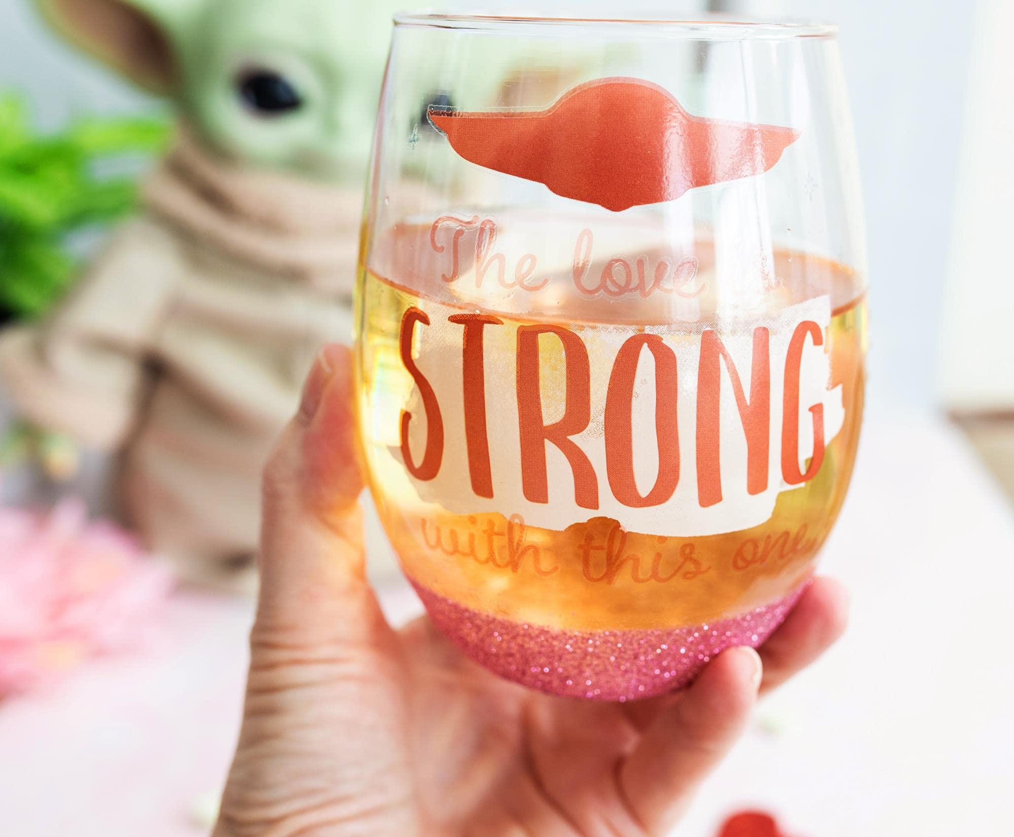 Foto 6 pulgar | Copa De Vino Star Wars The Mandalorian The Child Baby Yoda 590ml - Venta Internacional.
