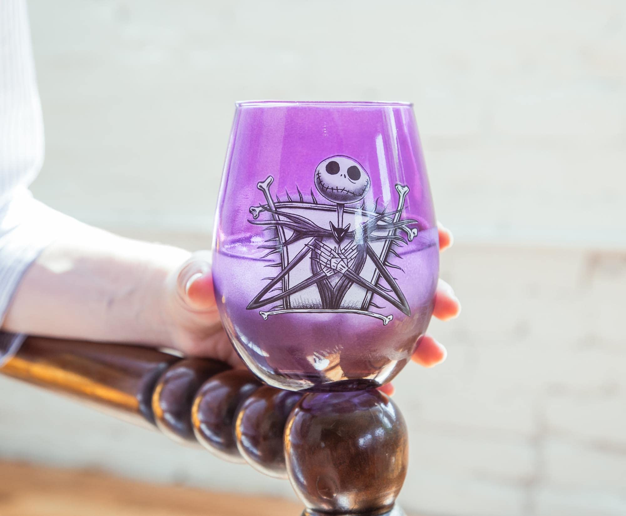 Foto 5 pulgar | Copa De Vino Toynk Disney Nightmare Before Christmas Jack - Venta Internacional.