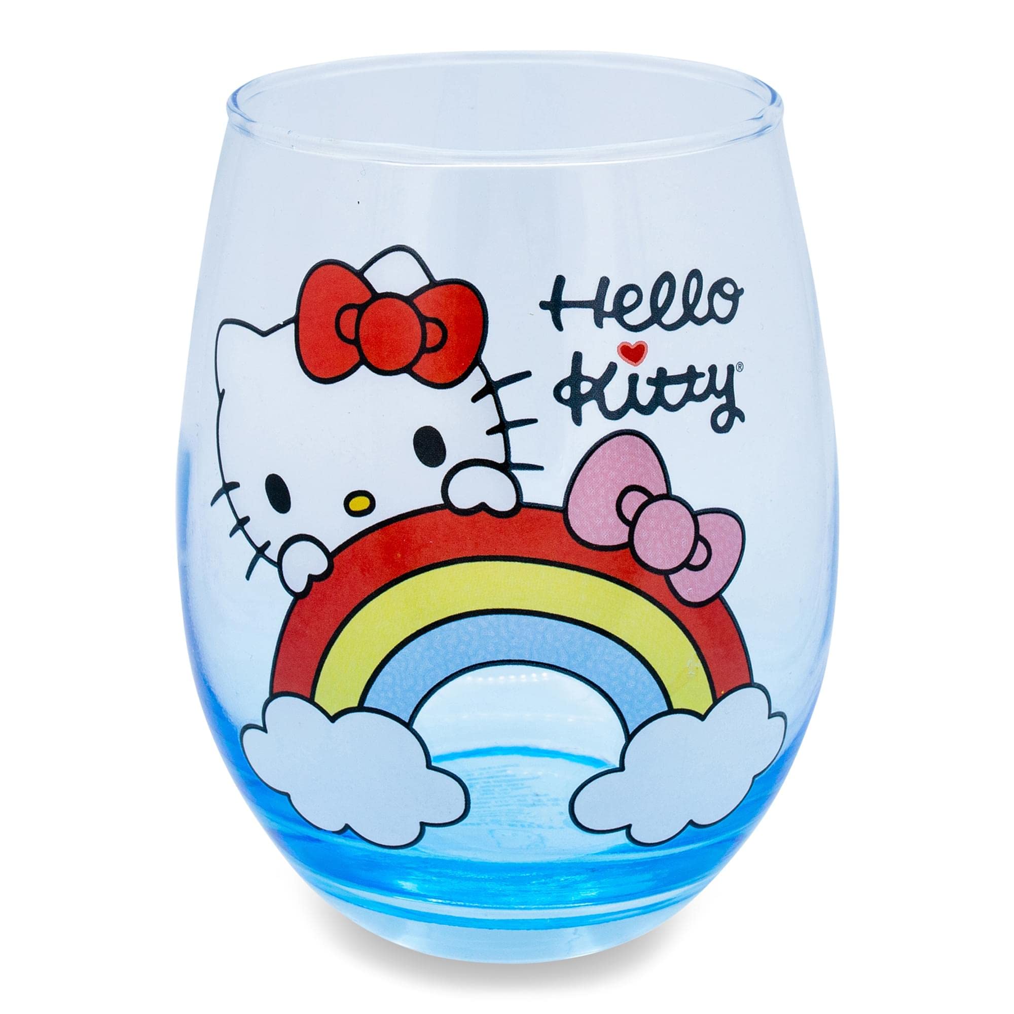 Foto 3 pulgar | Copa De Vino Sin Tallo Toynk Sanrio Hello Kitty Rainbow 600 Ml - Venta Internacional.