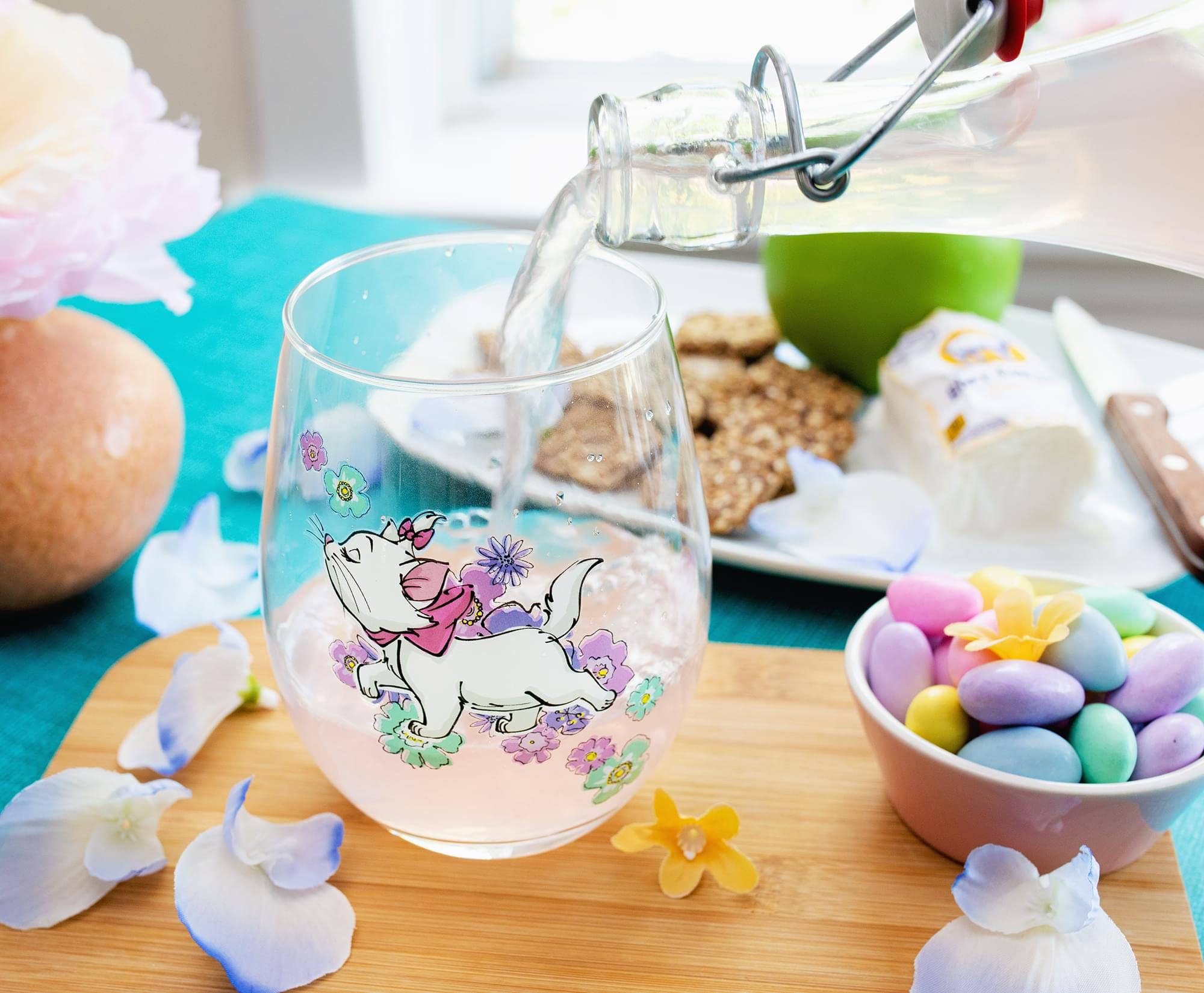 Foto 6 pulgar | Copa De Vino Sin Tallo Disney The Aristocats Marie 600 Ml - Venta Internacional.