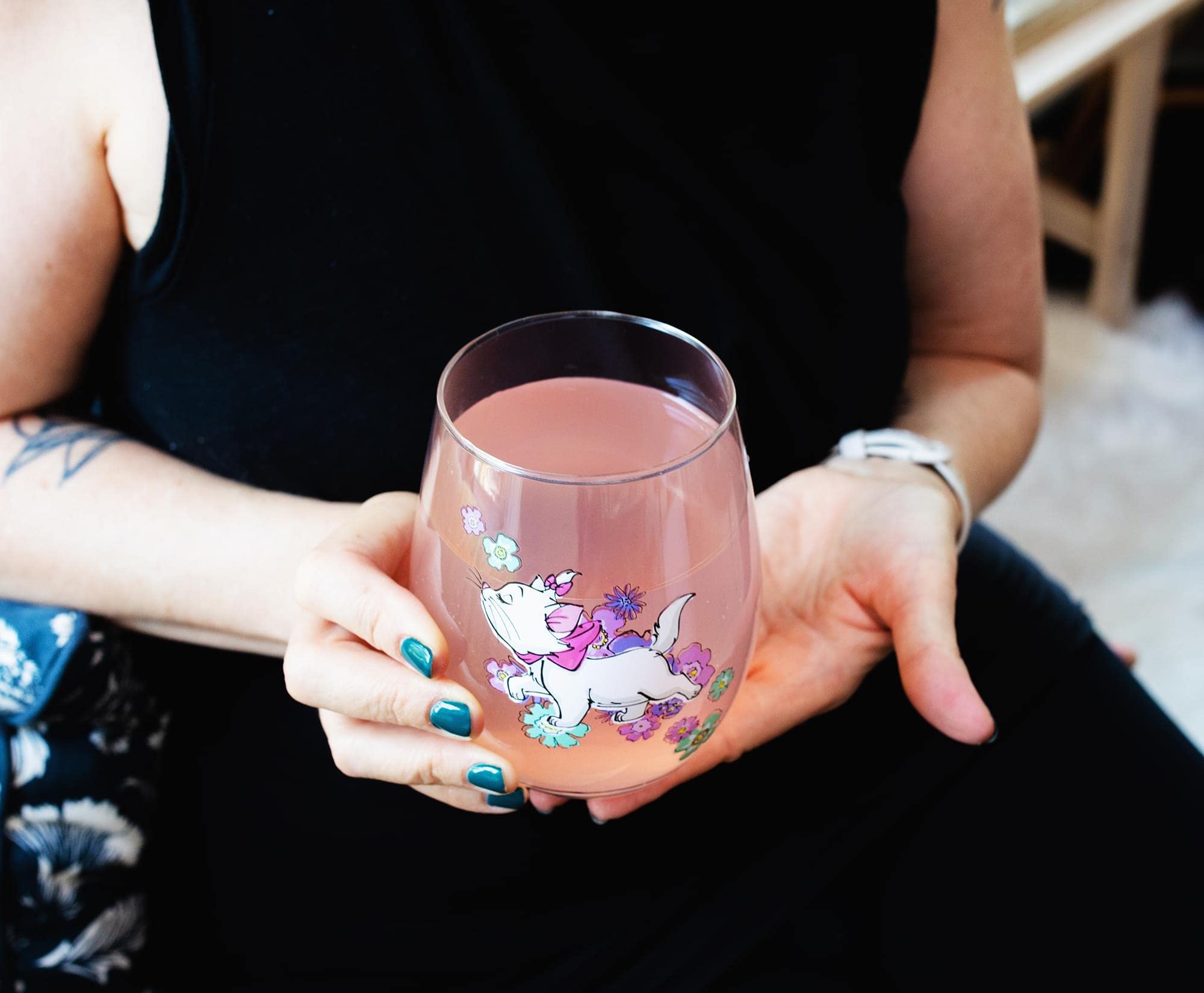 Foto 8 pulgar | Copa De Vino Sin Tallo Disney The Aristocats Marie 600 Ml - Venta Internacional.
