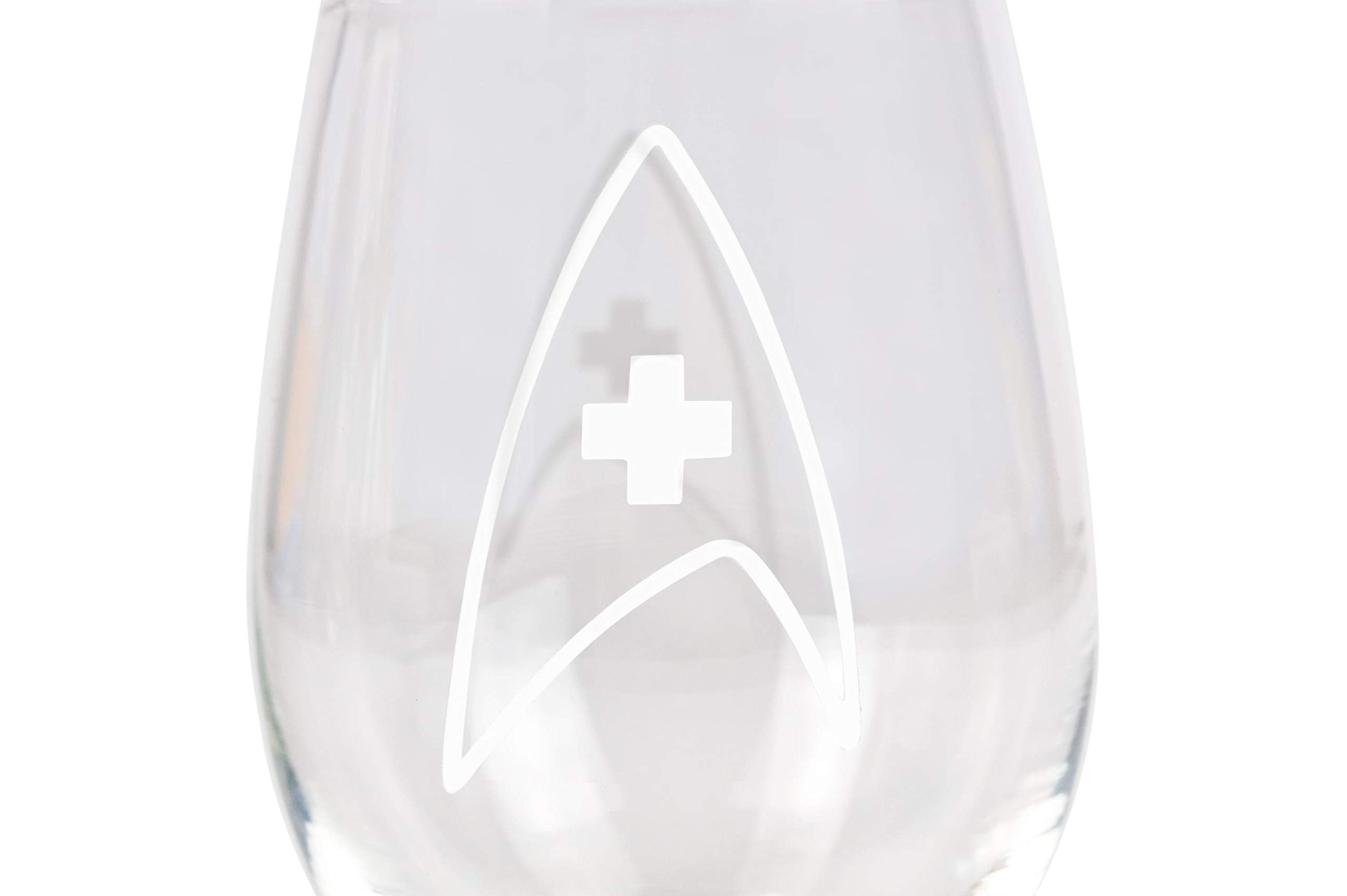Foto 4 pulgar | Copa De Vino Star Trek The Original Series  590 Ml  Con Insignia Médica - Venta Internacional.