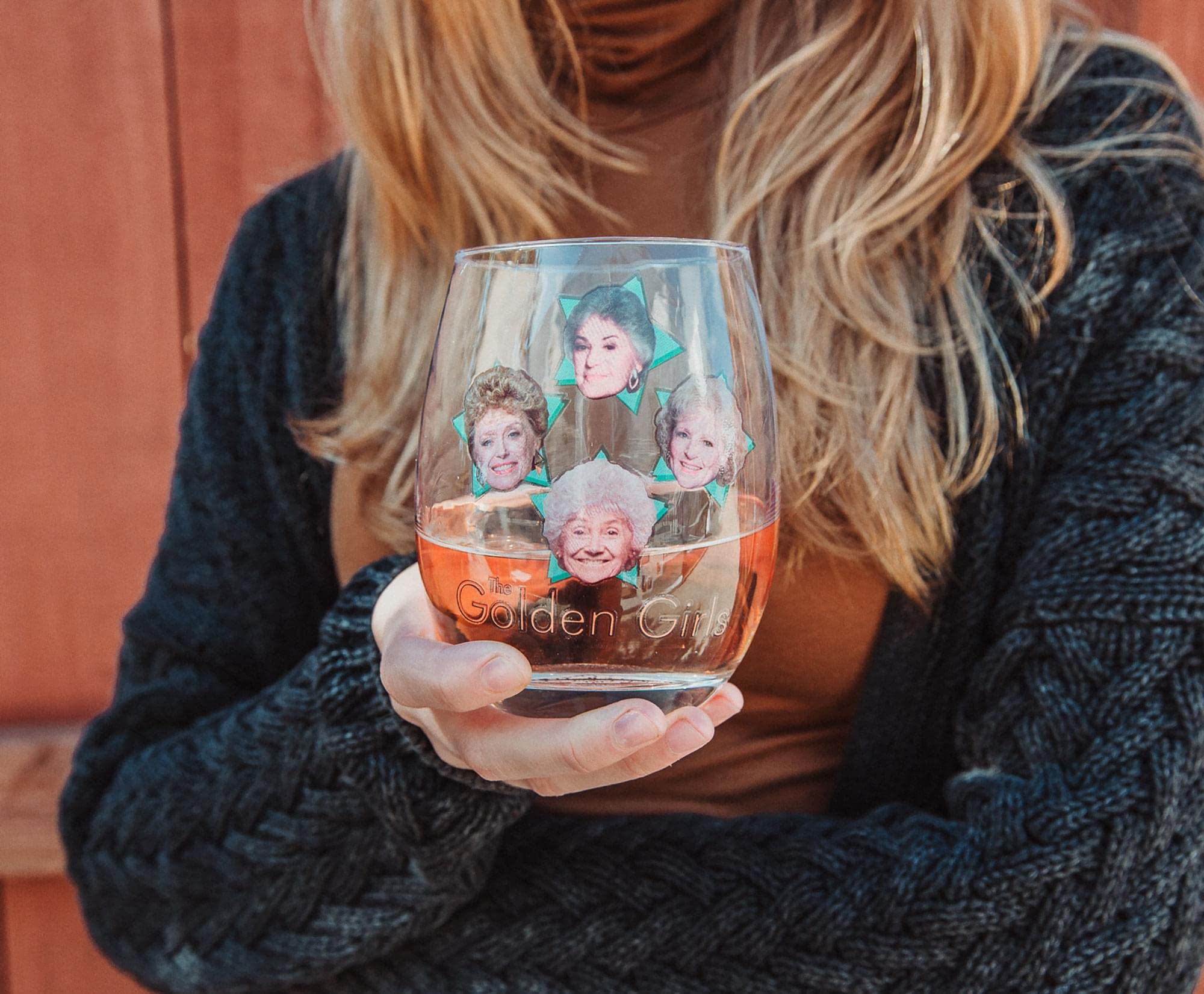 Foto 7 pulgar | Copa De Vino Silver Buffalo The Golden Girls Stars 600 Ml - Venta Internacional.