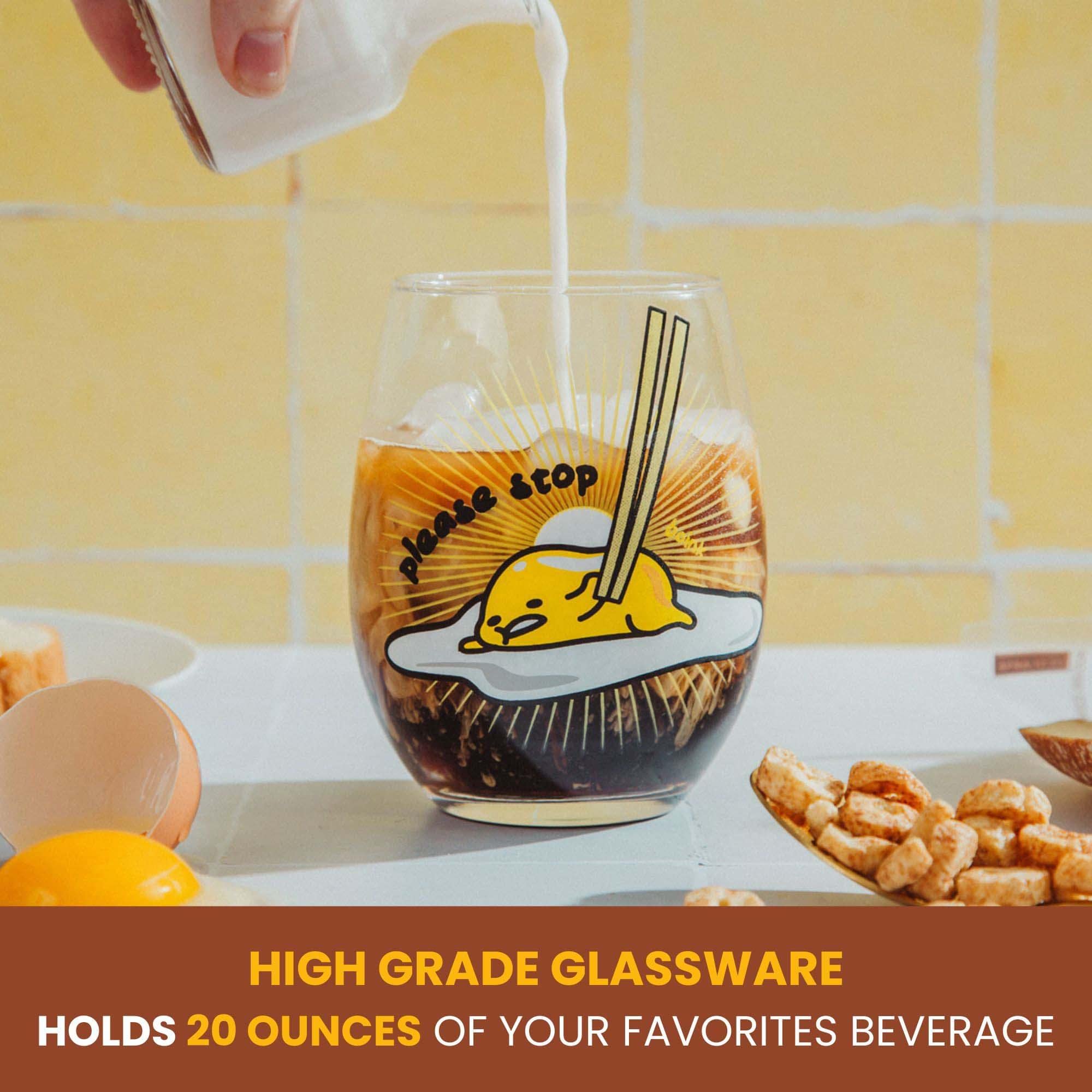 Foto 4 | Vaso Sin Tallo Sanrio Gudetama Multicolor 600ml - Venta Internacional.
