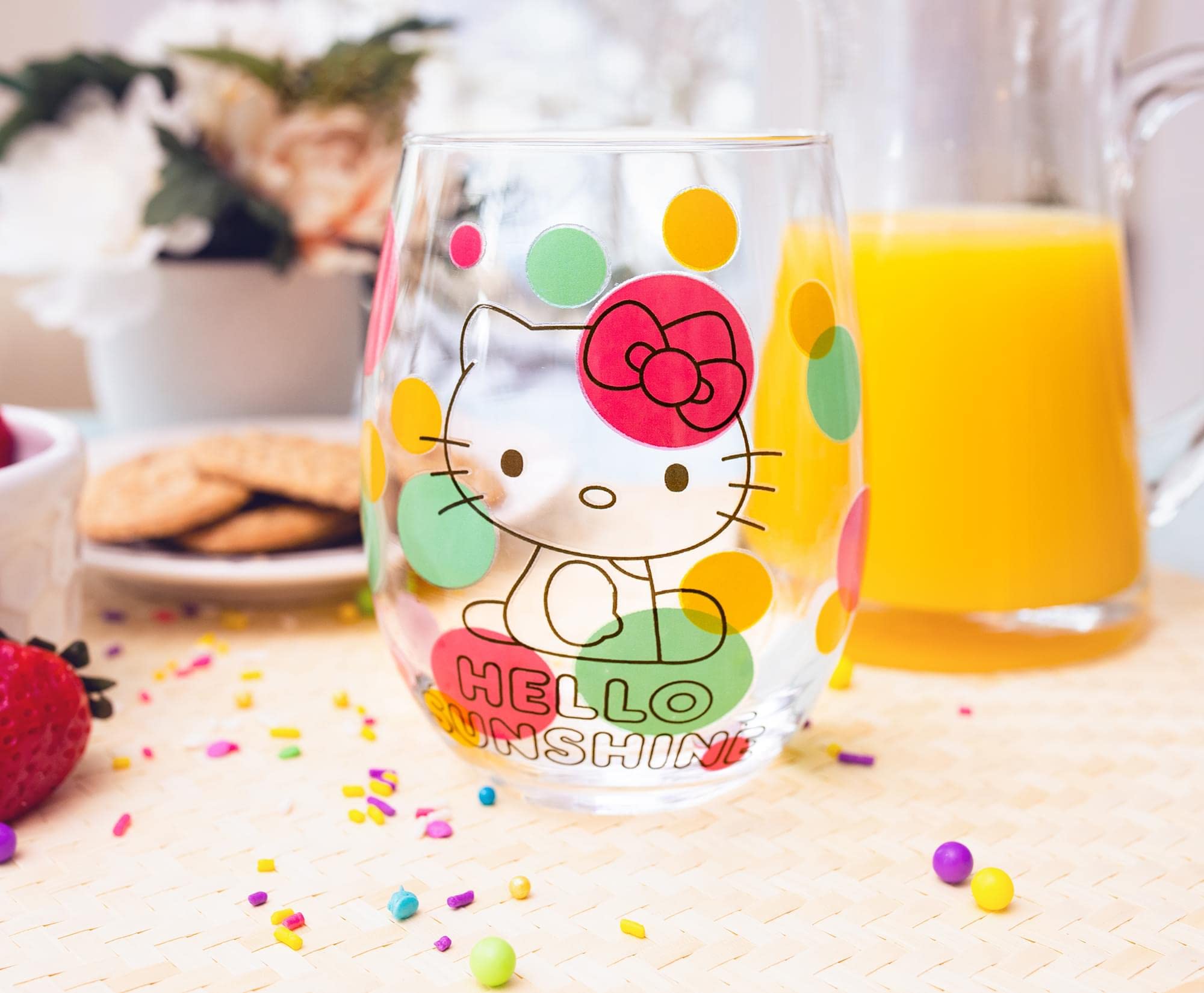 Foto 4 | Copa De Vino Silver Buffalo Sanrio Hello Kitty 600ml - Venta Internacional.