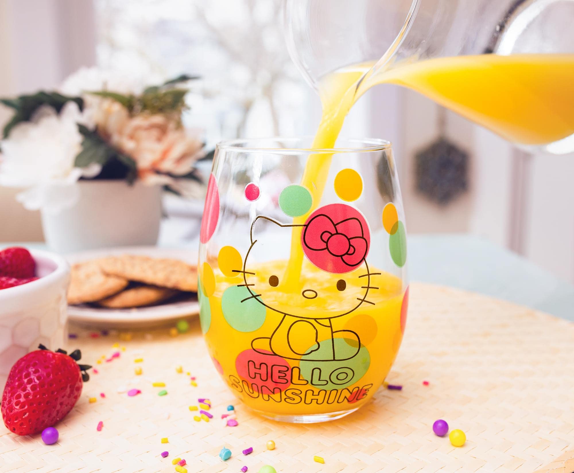 Foto 5 | Copa De Vino Silver Buffalo Sanrio Hello Kitty 600ml - Venta Internacional.