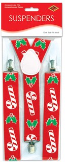 Foto 2 | Accesorio Para Fiestas, Tirantes Beistle, Bastón De Caramelo Y Acebo - Venta Internacional.
