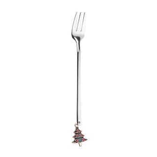 Foto 1 | Tenedor De Café De Metal Para Decoración De Mesa Navideña Y Cuchara Agitadora - Venta Internacional.