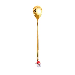 Foto 5 | Tenedor De Café De Metal Para Decoración De Mesa Navideña Y Cuchara Agitadora - Venta Internacional.