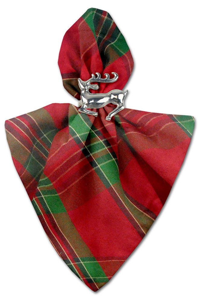 Foto 5 pulgar | Juego de Servilleteros Dii Christmas Silver Reindeer 6 Unidades - Venta Internacional