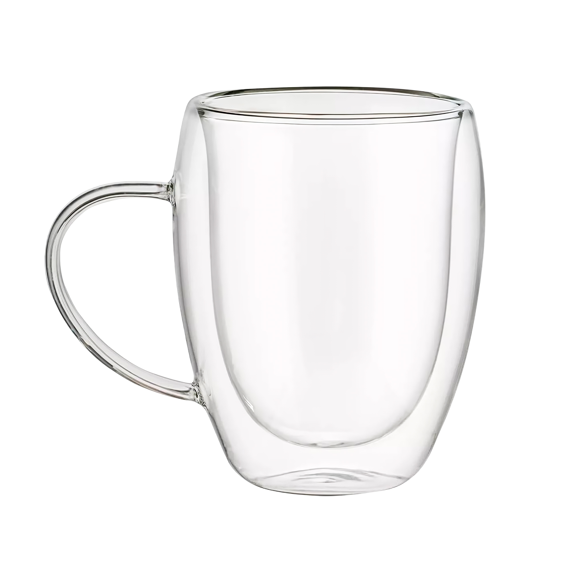 Set De 4 Tazas Bluelander de Vidrio Transparente