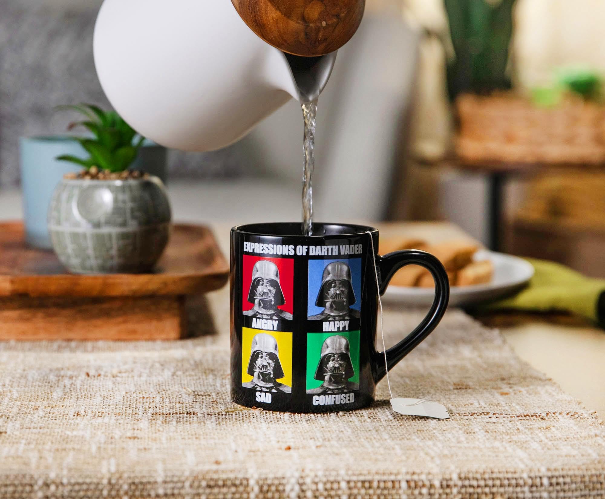 Foto 6 pulgar | Taza De Café Silver Buffalo Star Wars Darth Vader 414ml - Venta Internacional.