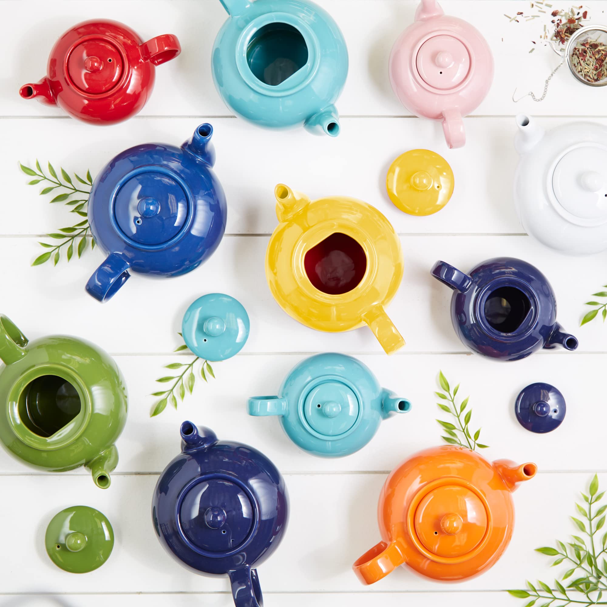 Foto 6 pulgar | Microondas Teapot Rsvp International Stoneware De 1,25 L - Venta Internacional.