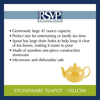 Foto 7 | Microondas Teapot Rsvp International Stoneware De 1,25 L - Venta Internacional.