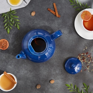 Foto 2 | Tetera Rsvp International Stoneware 1,25 L Azul Claro - Venta Internacional