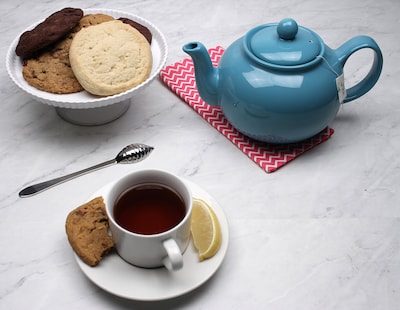 Foto 4 | Tetera Rsvp International Stoneware 1,25 L Azul Claro - Venta Internacional