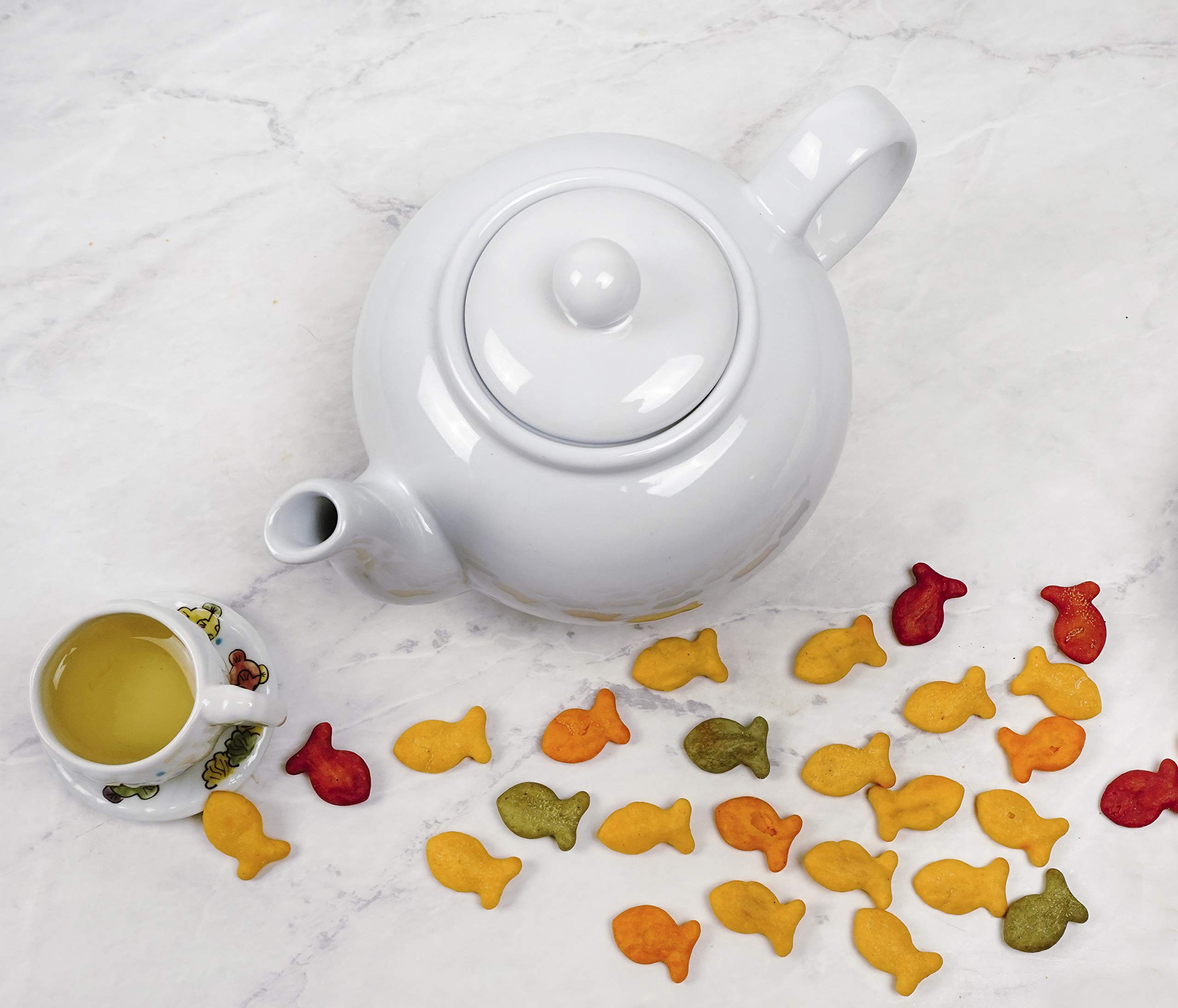 Foto 5 pulgar | Teapot Rsvp International Stoneware, 480 Ml, Microondas Y Lavavajillas, Color Blanco - Venta Internacional.
