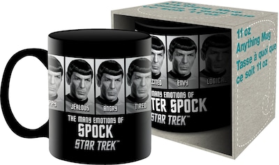 Foto 1 | Taza De Cerámica Aquarius Star Trek Emotions Of Spock 325ml - Venta Internacional.