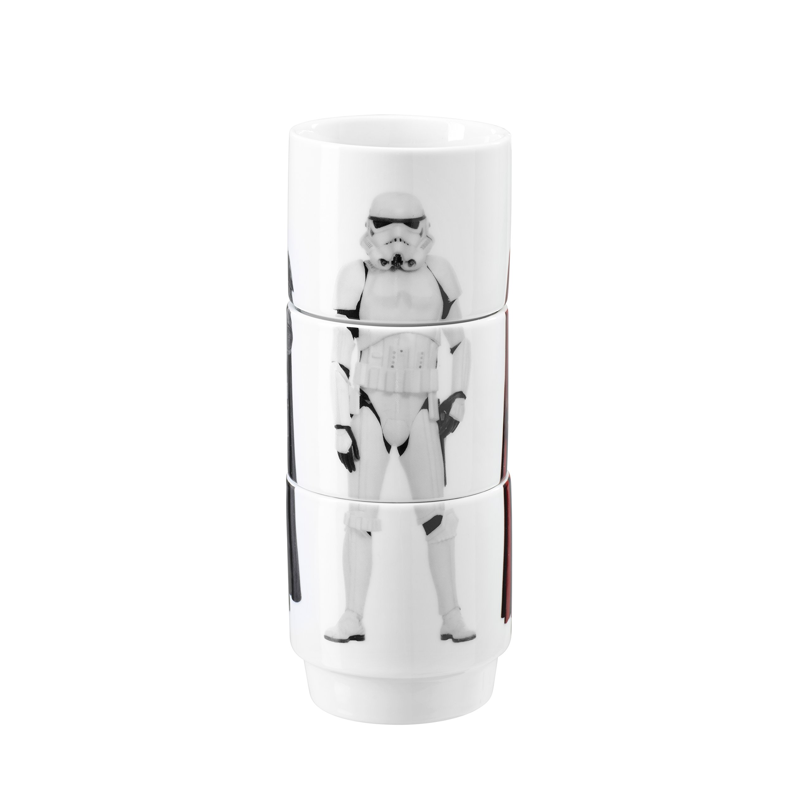 Foto 4 pulgar | Set De Tazas Apilables Underground Toys Star Wars 330 Ml X3 De Cerámica - Venta Internacional.