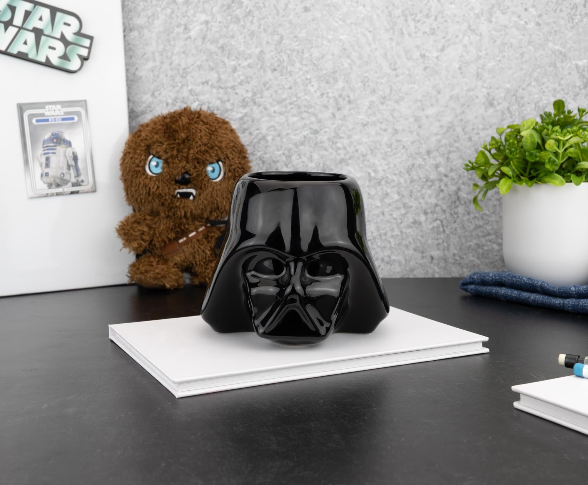 Foto 5 pulgar | Taza De Cerámica 3d Silver Buffalo Star Wars Darth Vader  590 Ml - Venta Internacional.