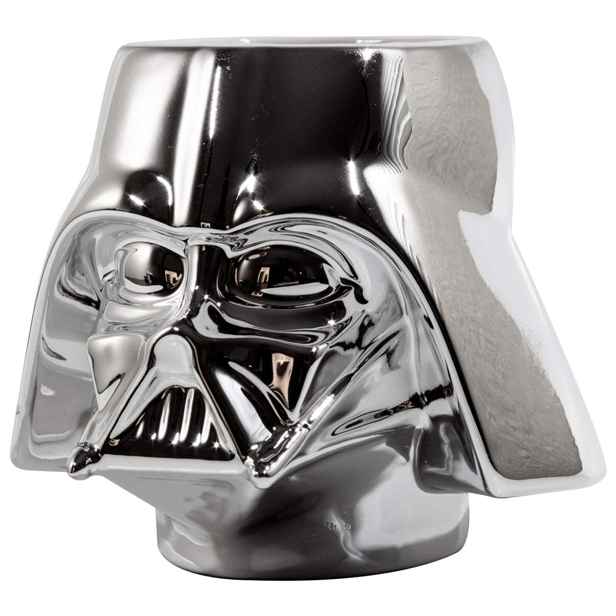 Foto 2 pulgar | Taza Star Wars Star Wars Darth Vader Cromada Moldeada 470 Ml - Venta Internacional.