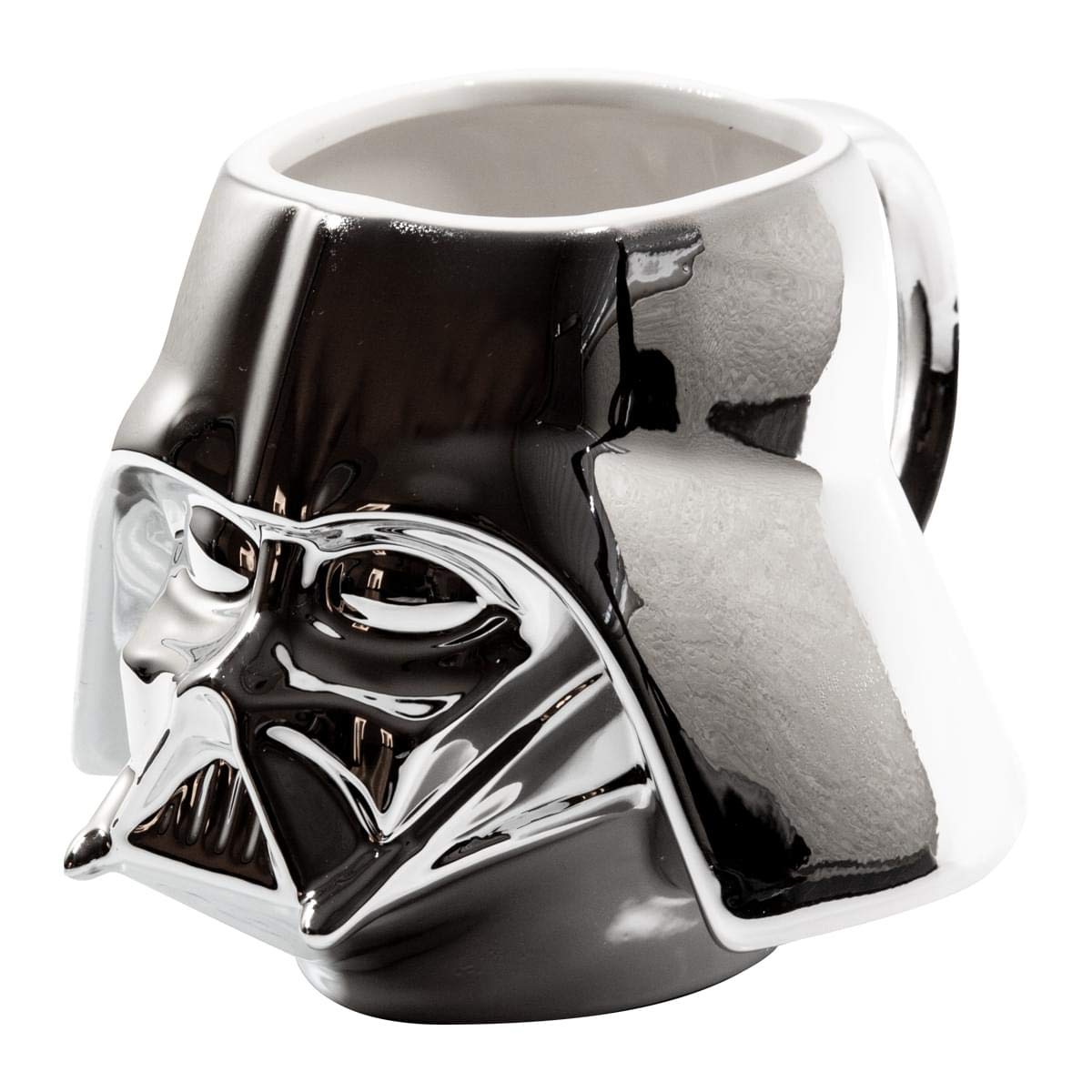Foto 4 pulgar | Taza Star Wars Star Wars Darth Vader Cromada Moldeada 470 Ml - Venta Internacional.