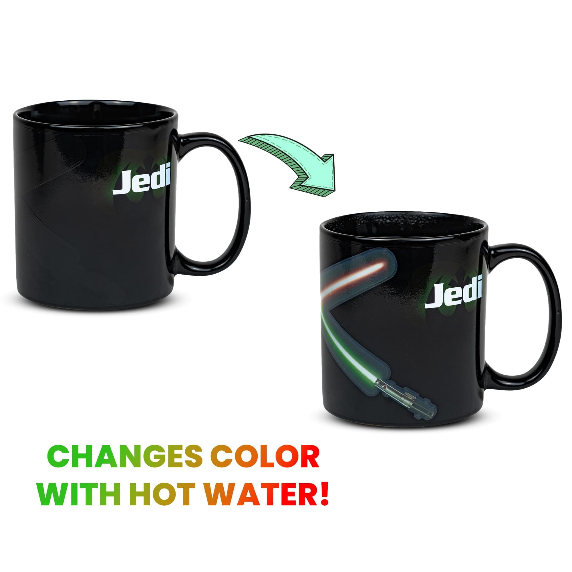 Foto 5 pulgar | Taza Star Wars Jedi/sith Clash Heat-reveal De Cerámica De 600 Ml - Venta Internacional.