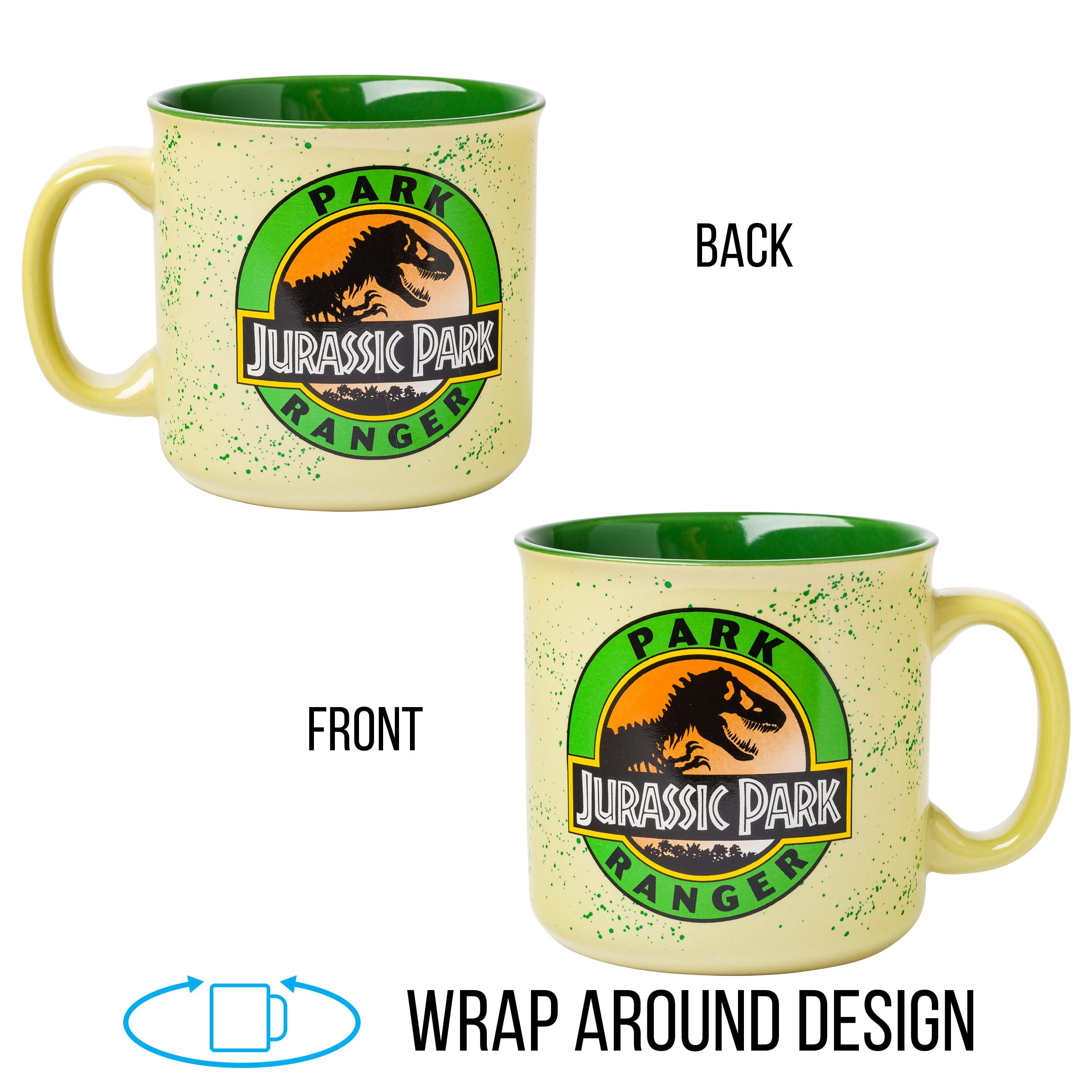 Foto 3 pulgar | Taza De Café Silver Buffalo Jurassic Park Park Ranger 600 Ml - Venta Internacional.