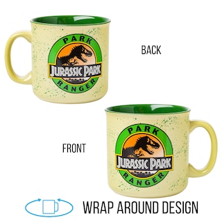 Foto 2 | Taza De Café Silver Buffalo Jurassic Park Park Ranger 600 Ml - Venta Internacional.