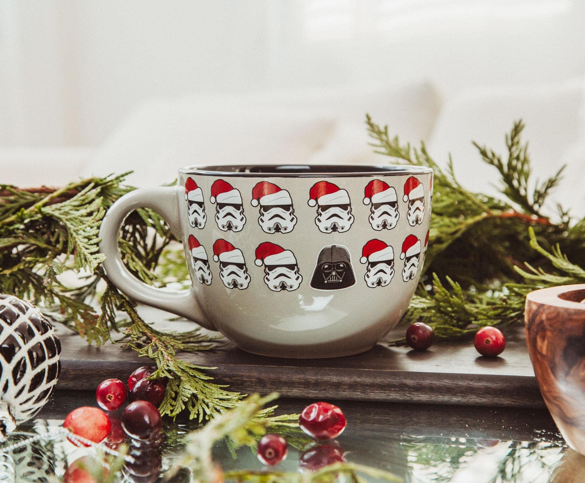 Foto 3 pulgar | Taza De Sopa Silver Buffalo Star Wars Vader Bah Humbug 700 Ml - Venta Internacional.