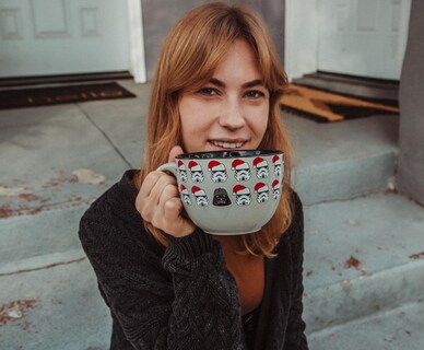 Foto 5 | Taza De Sopa Silver Buffalo Star Wars Vader Bah Humbug 700 Ml - Venta Internacional.