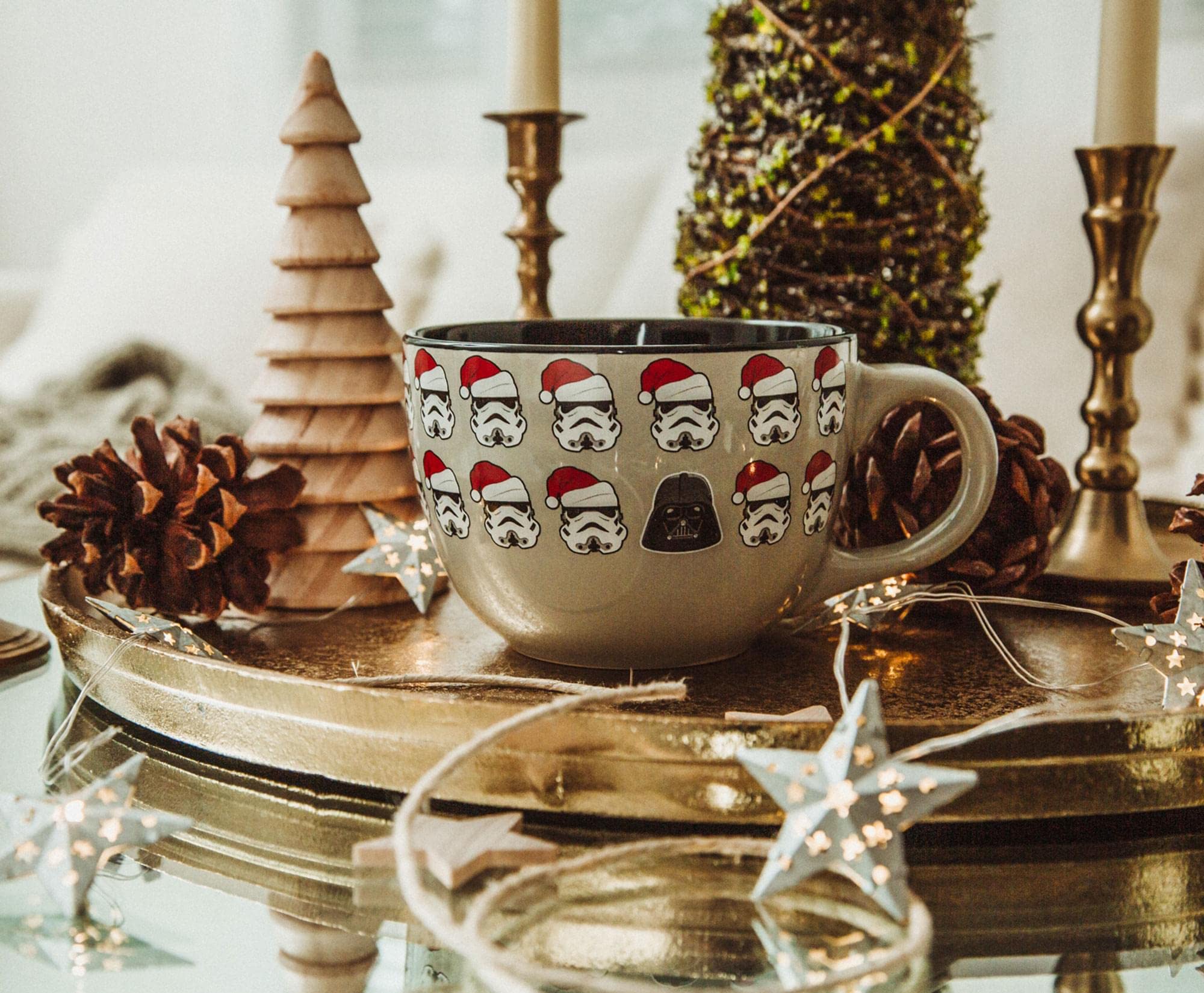 Foto 6 | Taza De Sopa Silver Buffalo Star Wars Vader Bah Humbug 700 Ml - Venta Internacional.