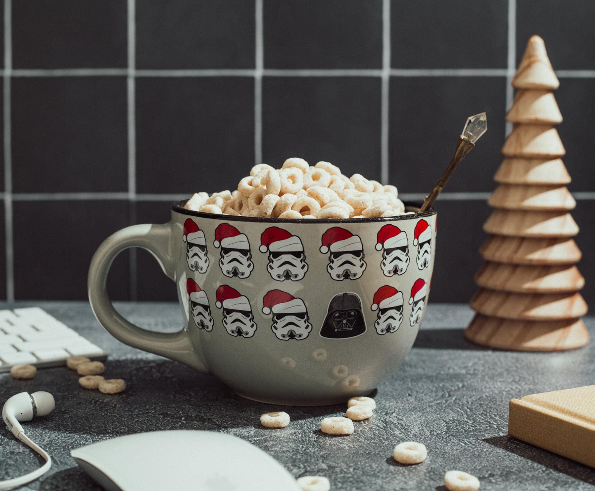 Foto 8 pulgar | Taza De Sopa Silver Buffalo Star Wars Vader Bah Humbug 700 Ml - Venta Internacional.