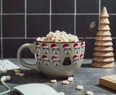Foto 7 | Taza De Sopa Silver Buffalo Star Wars Vader Bah Humbug 700 Ml - Venta Internacional.