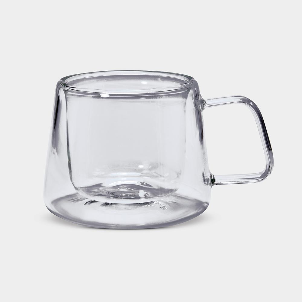 Foto 2 pulgar | Taza Corporativa De Vidrio Borosilicato Doble Pared Ligera-taza