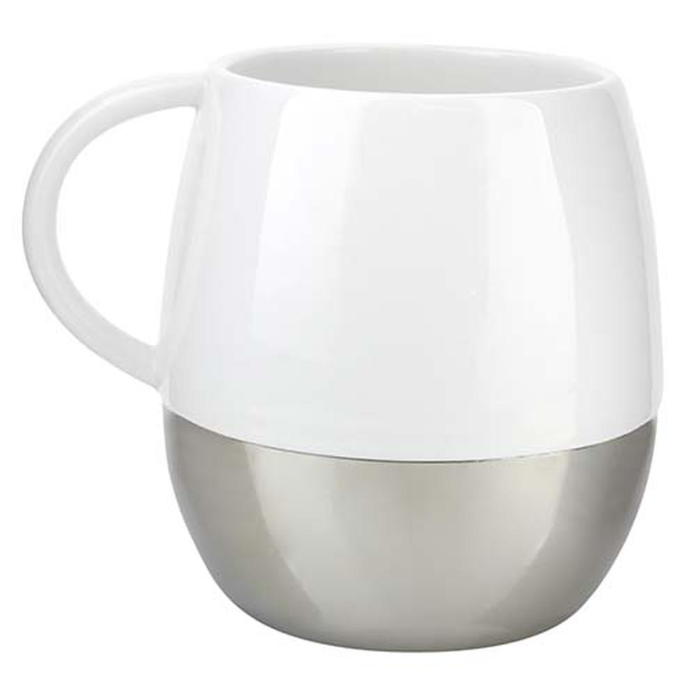 Foto 4 pulgar | Taza Corporativa De Porcelana Con Base De Acero Inoxidable-tauré