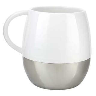 Foto 3 | Taza Corporativa De Porcelana Con Base De Acero Inoxidable-tauré