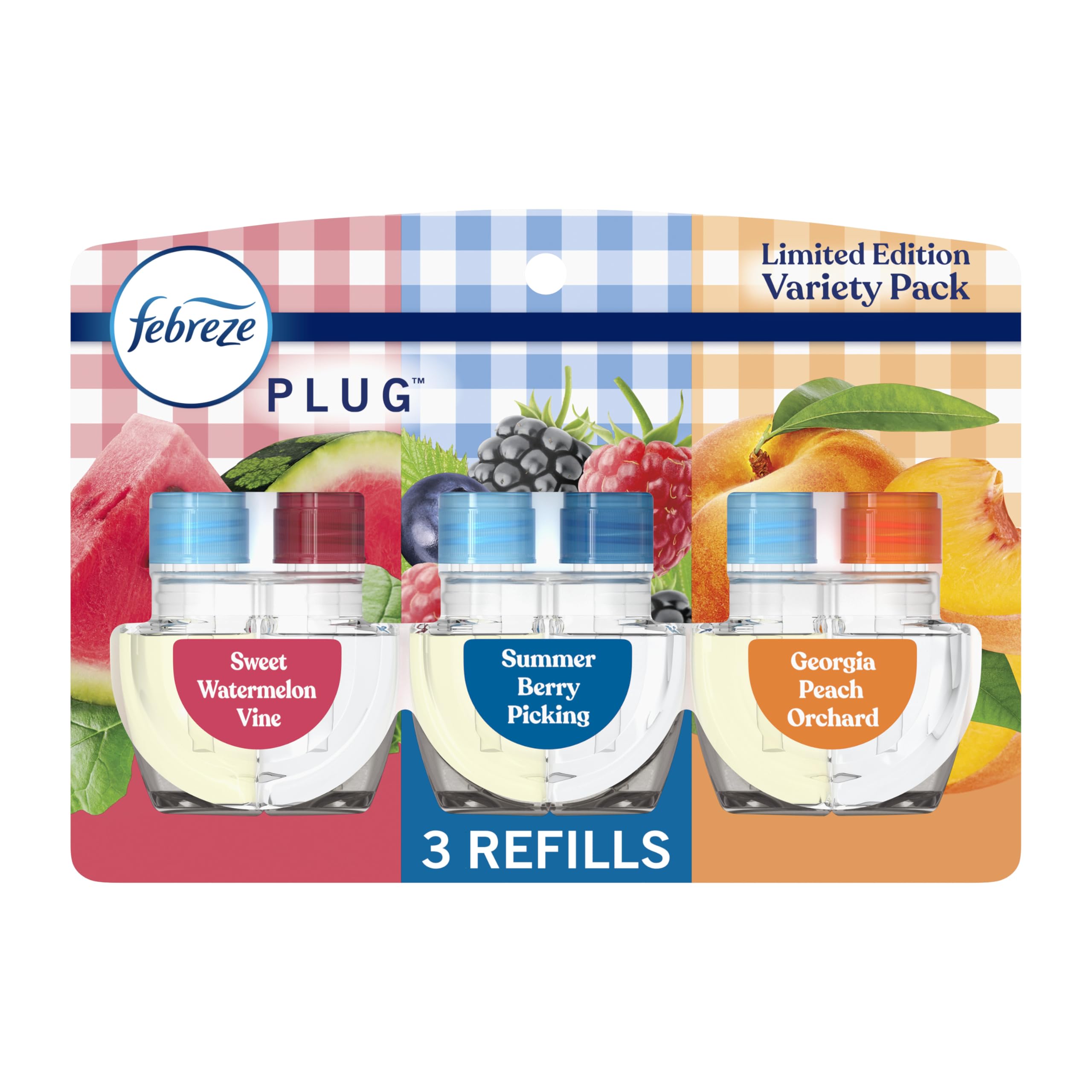 Foto 2 pulgar | Ambientador Febreze Plug In Spring Fruit Mix  3 Recambios - Venta Internacional.