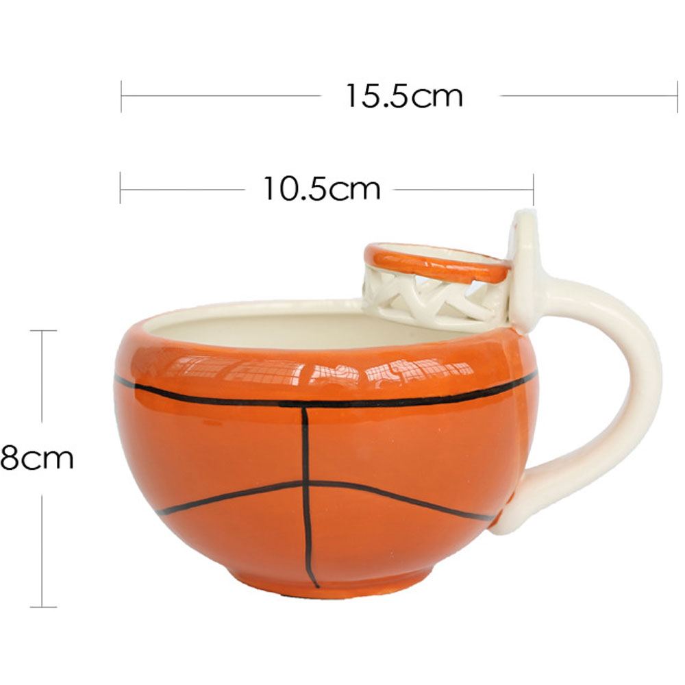 Foto 3 pulgar | Taza de Cerámica en Forma de Canasta de Basquetbol HappyWare Multicolor