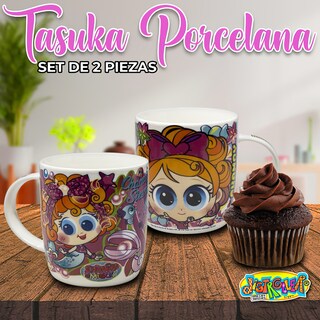 Foto 3 | Taza para Café NubiSuave color Blanco Distroller Tasuka Porcelana Super - Glu Set 2 Piezas