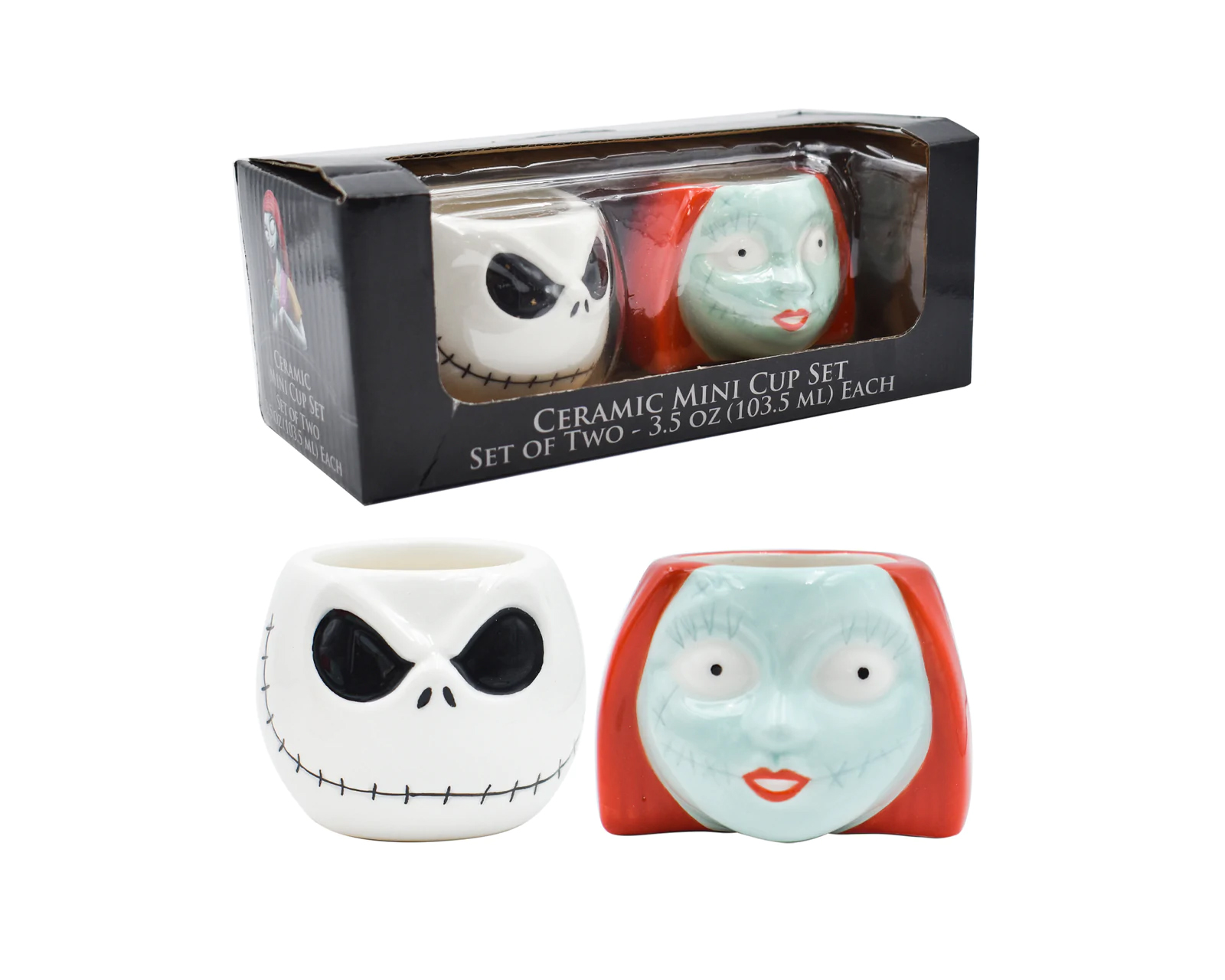 Foto 4 pulgar | Mini Tazas: Mundo de Jack - Jack Y Sally Fun Kids C-0003 103 Ml