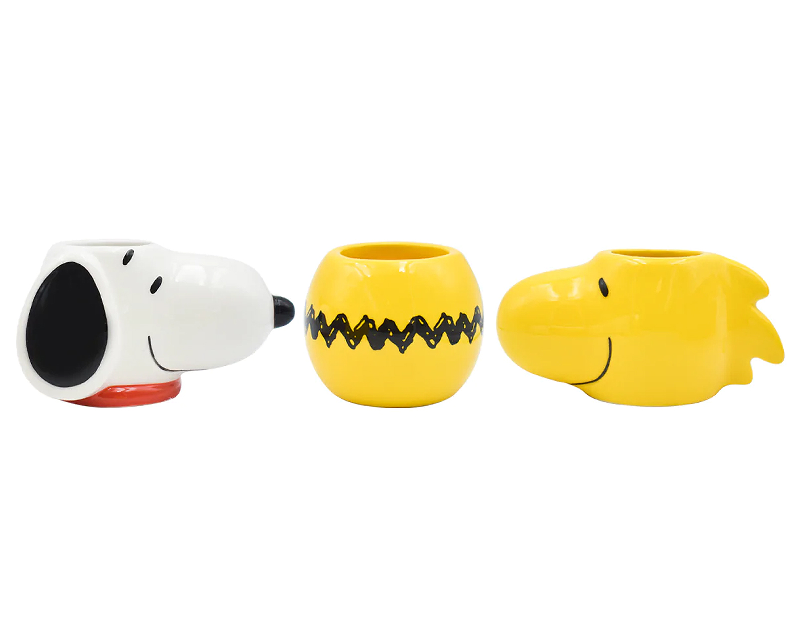 Foto 2 pulgar | Tazas Fun Charlie Brown Multicolor 103 ml 3 Piezas