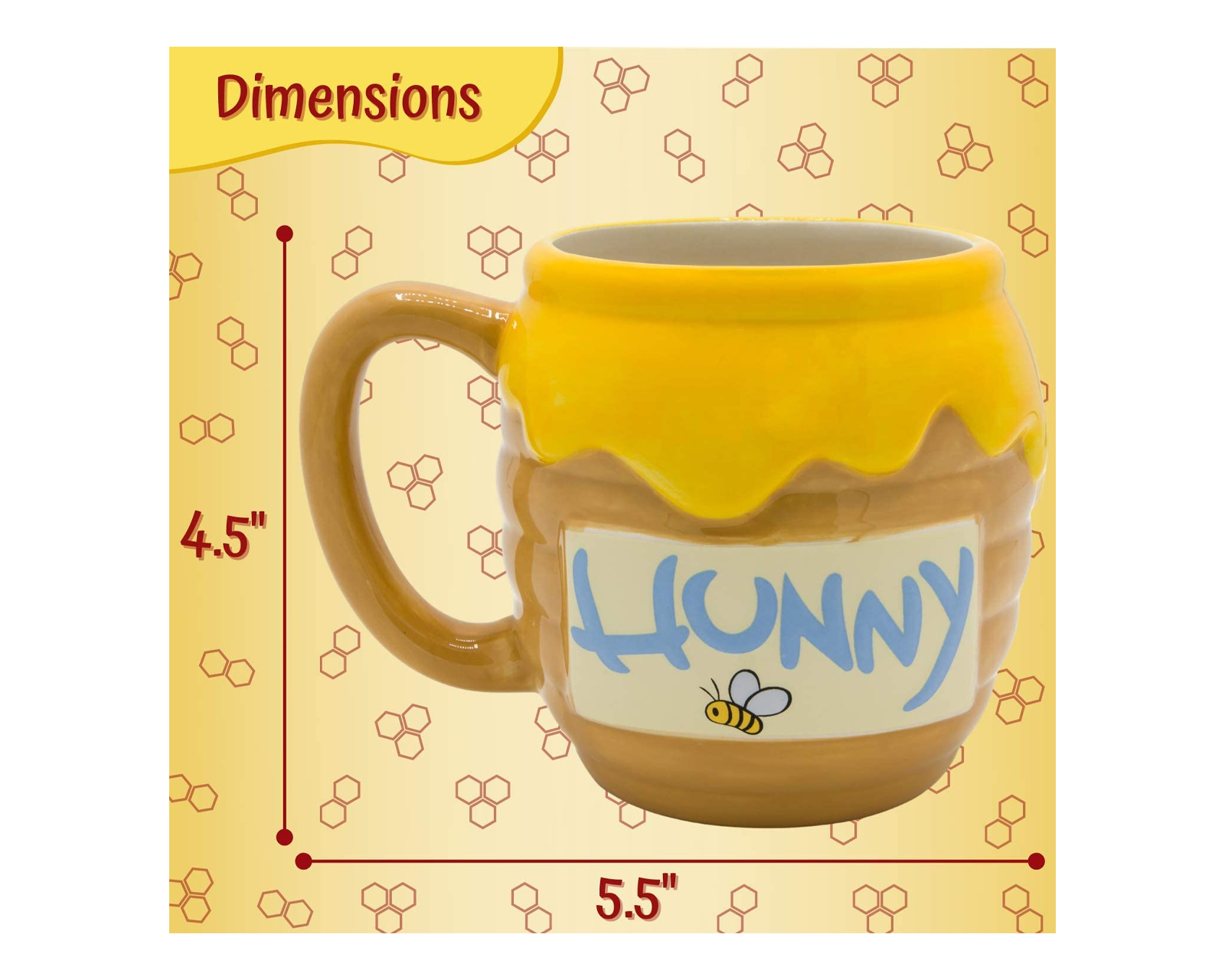 Foto 4 pulgar | Taza  Fun Kids Disney - Winnie Pooh 680 ml