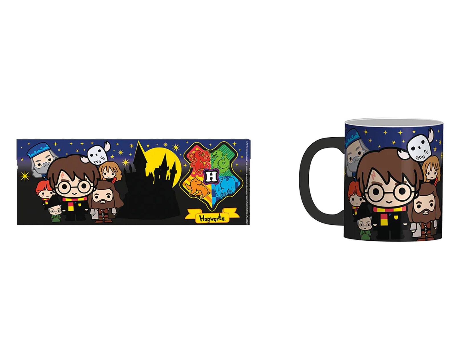 Foto 3 pulgar | Taza Fun Kids Harry Potter Chibi 325 ml