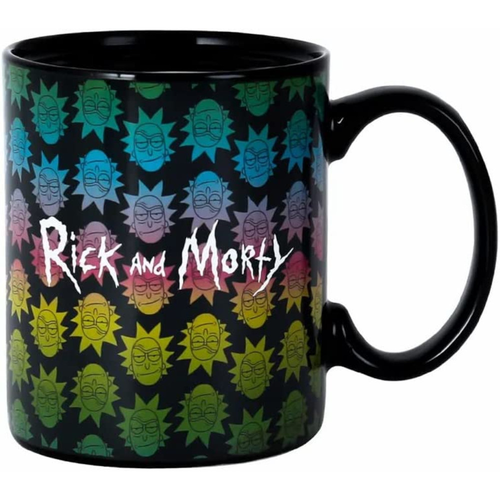 Foto 2 pulgar | Taza Mágica Geek Industry Rick y Morty Rick Collage 330 ml